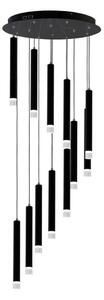Candelabru LED pe un șir CARBON 12xLED/12W/230V