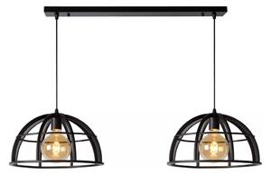 Lucide 76464/02/30 - Lustră pe cablu DIKRA 2xE27/60W/230V