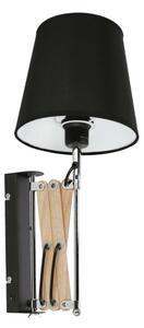 Aplica de perete MITO 1xE27 / 40W / 230V negru