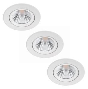 SET 3x plafonieră LED încastrată dimabilă DIVE LED/5W/230V 2700K Philips