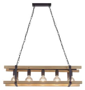 Leuchten Direkt 15685-79 - Lustră pe lanț EDITH 5xE27/60W/230V