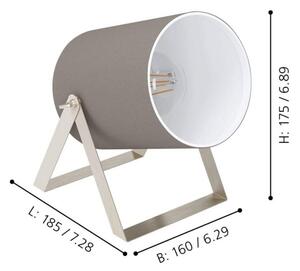Eglo 99104 - Lampă de masă VILLABATE 1xE27/25W/230V