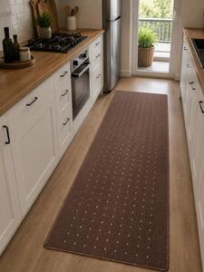 Traversa Antiderapanta Hol Bucatarie, Model STANFORD CHESTNUT, Latime 67 cm, Beige 67 x 200