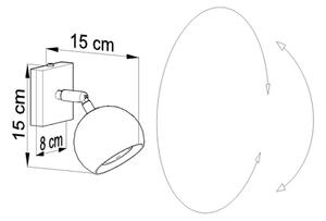 Aplică perete spot OCULARE 1xGU10/40W/230V