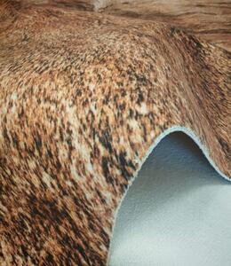 Covor din piele, Model Malmo 22002 632, Model Belgian, Beige, Dimensiunea 155x190 cm 155 x 190