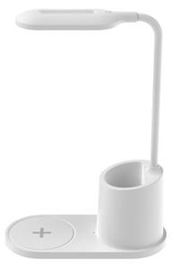 Lampă LED de masă LED/3W/5V albă cu încărcare fără fir