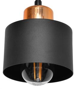Lustră pe cablu EDISON 3xE27/15W/230V