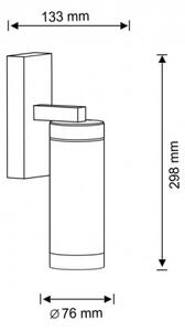 Aplică de exterior SPECTRA 1xE27/10W/230V IP44