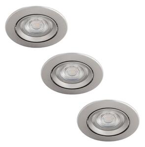 SET 3x plafonieră LED încastrată dimabilă DIVE LED/5W/230V 2700K Philips