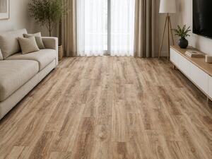 Covorul PVC linoleum Plank 067, Latimi 1 m, 1.5 m, 2 m si 2,5 m, 3 m. Maro Imitatie parchet, Suport Pasla 2 x 3 m