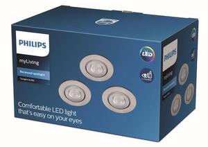 SET 3x plafonieră LED încastrată TARAGON LED/4,5W/230V 2700K Philips