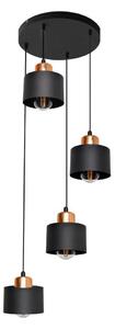 Lustră pe lanț EDISON 4xE27/15W/230V