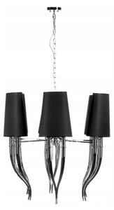Azzardo AZ1390 - Lustră pe lanț DIABLO 12xE14/11W/230V negru