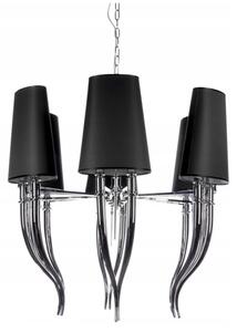 Azzardo AZ1390 - Lustră pe lanț DIABLO 12xE14/11W/230V negru