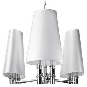 Azzardo AZ1232 - Lustră pe lanț DIABLO 6xE14/11W/230V alb