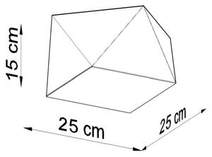 Plafonieră HEXA 1xE27/60W/230V albă