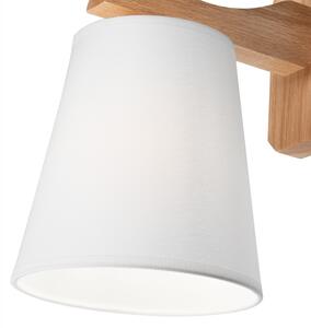 Aplică ANDREA 1xE27/60W/230V stejar/albă