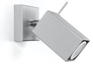 Sollux SL.0455 - Aplica MERIDA 1xGU10/40W/230V gri, montaj pe perete