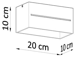 Plafonieră LOBO 2xGU10/40W/230V albă
