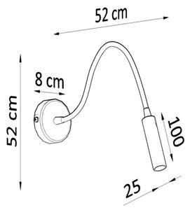 Spot de perete AXIL 1xG9/12W/230V