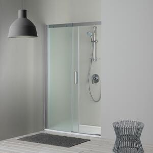 Ușă De Duș Pentru Nișă, Panou Fix Stânga, Sticlă Mată, 120 Cm | Dream