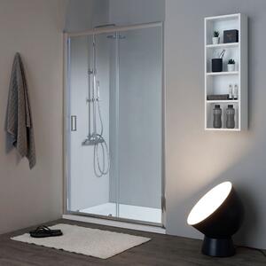 Ușă De Duș Glisantă Pentru Nișă, 110 Cm, Din Sticlă Transparentă | New Giada