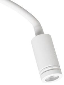 Aplică LED flexibilă de perete cu USB BASE LED/8W+LED/2W/230V albă
