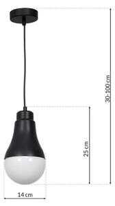 Lustră pe cablu HELIOS 1xE14/40W/230V