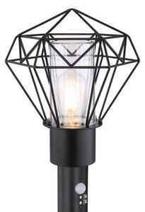 Lampă de exterior cu senzor Globo 31357S HORACE 1xE27/15W/230V IP44