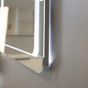 Oglindă Cu Sistem De Iluminare Led și Sablare Interioară, 90x60 Cm