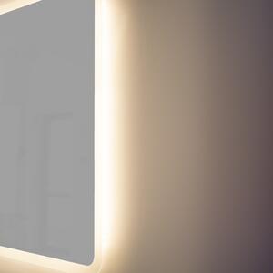 Oglindă Dreptunghiulară, Cu Sistem De Iluminare Led, 100x70 Cm
