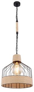 Lustră pe lanț Globo 15674H1 HALIA 1xE27/60W/230V