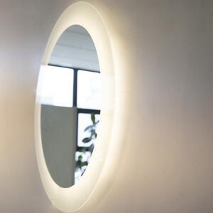 Oglindă Rotundă, 75 Cm, Cu Margine Sablată și Sistem De Iluminare Led