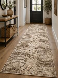 Model Fashion 32006 120, Traversa festonata, Crem Maro Latime 60 cm 60 x 600