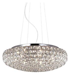 Lustră de cristal pe cablu Ideal Lux KING 7xG9/40W/230V