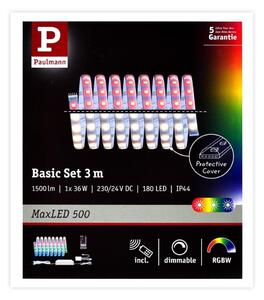 Bandă dimabilă LED RGB/36W Paulmann 70628 MAXLED 3m 230V + telecomandă