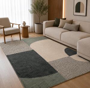 Covor Pufos, Model Belgian 62611-962, Colectia Sydney, Multicolor 120 x 170