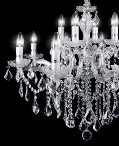 Lustră de cristal pe cablu Ideal Lux FLORIAN 18xE14/40W/230V