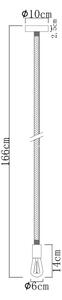 Globo 69029H - Lustră pe cablu ULLEU 1xE27/60W/230V