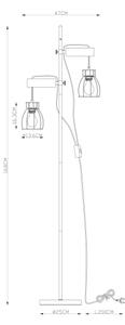 Globo 15326-2SN - Lampadar MINA 2xE27/40W/230V