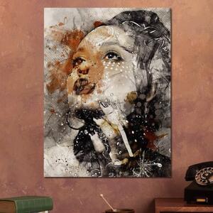 Tablou Canvas Premium, LuxCanva® G1087, Vis Cosmic, Suflet, Dimensiune, Infinit, Privire, Portret, Abstract, Lumini, Umbre, Living, Dormitor
