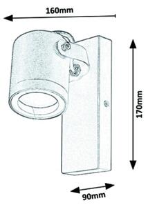 Spot de perete pentru exterior Rabalux 1xGU10/35W/230V IP44