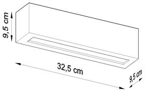 Aplică VEGA 1xE27/60W/230V neagră