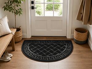 Covoras intrare Cauciucat, Model Mix Mat 846 005, Dimensiunea 40 x 60 cm, Negru 40 x 60