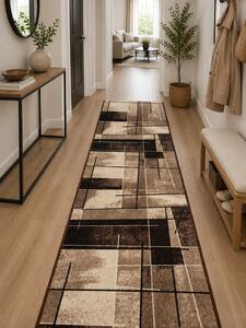 Traversa Model Print Hanoi, Diverse Latimi, Bej 200 x 200, Dreptunghi