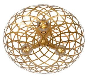 Lucide 21117/65/02 - Lumină de tavan WOLFRAM 3xE27/60W/230V aurie