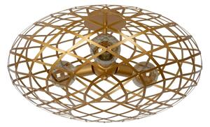 Lucide 21117/65/02 - Lumină de tavan WOLFRAM 3xE27/60W/230V aurie