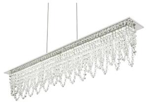 Lustră LED de cristal dimabilă pe cablu Globo 68405-24H LED/24W/230V + telecomandă