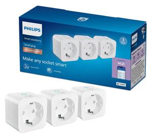Philips - Set de 3 prize inteligente SCHUKO 2300W Wi-Fi