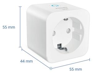Philips - Set de 3 prize inteligente SCHUKO 2300W Wi-Fi